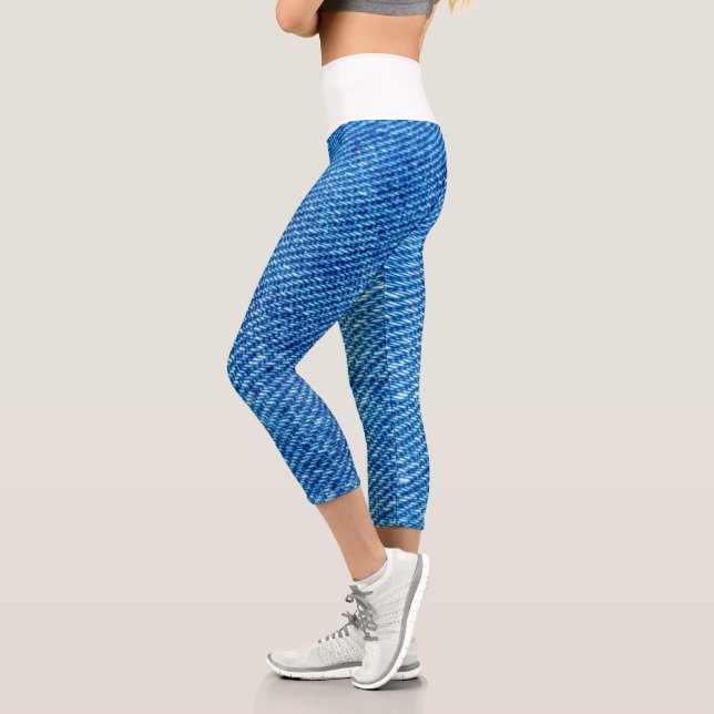 Denim Leggings Waist Woman (Izquierda)