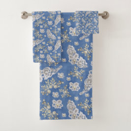 Denim- Modelo repetido de Perlas de Marfil de enca