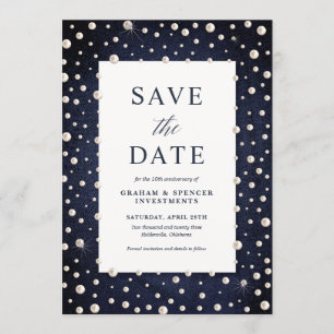 Denim y Pearl Guardar la tarjeta de fecha