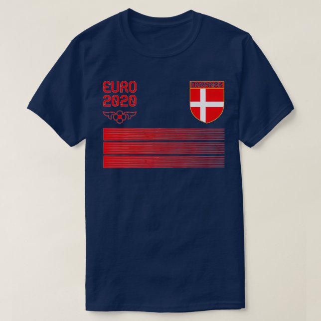 Denmark Football Jersey 2020 Danmark Soccer (Diseño del anverso)