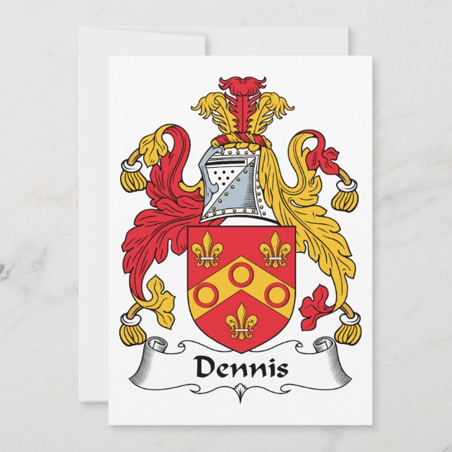 Dennis Family Crest (Anverso)