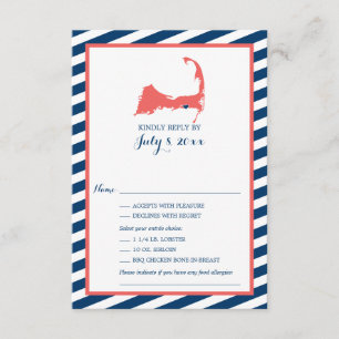 Dennisport Cape Cod RSVP de boda