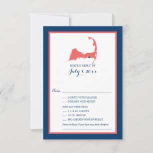 Dennisport Cape Cod RSVP de boda