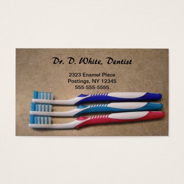 Dentista - Cepillos de dientes (Frente)