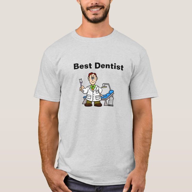 Dentista Con Camiseta De Diente Pulido (Anverso)