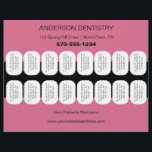 Dentista, Dentstry Flyer con tiras de dientes sin<br><div class="desc">Este volante es perfecto para promocionar prácticas dentales y otros servicios de odontología, y está diseñado para parecerse a una boca con dientes blancos brillantes. Los dientes están diseñados para ser personalizados con tu información, y se pueden convertir en tiras de escape para que los clientes los tomen para que...</div>