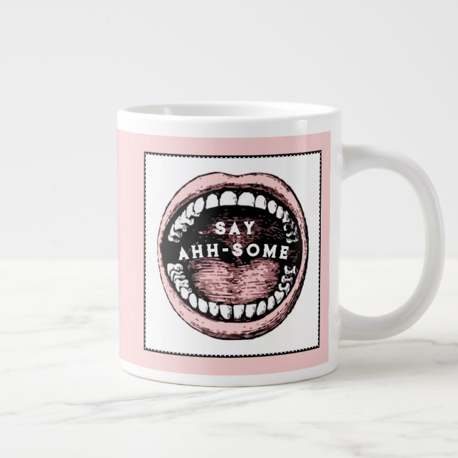 Dentista divertida gran taza de café (Derecha)