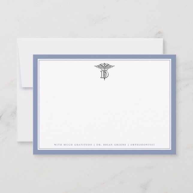 Dentista médico | Tarjeta pequeña plana (Anverso)