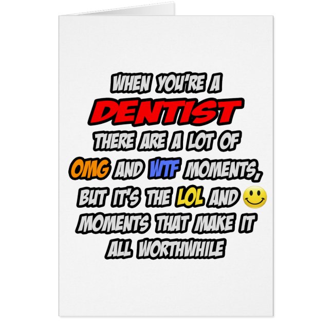 Dentista. OMG WTF LOL (Frente)
