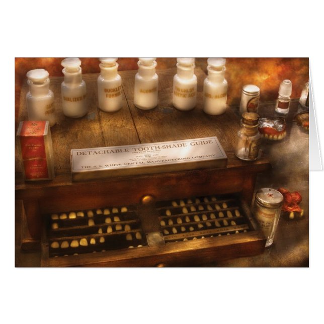 Dentista - sombras desmontables del diente (Anverso (Horizontal))