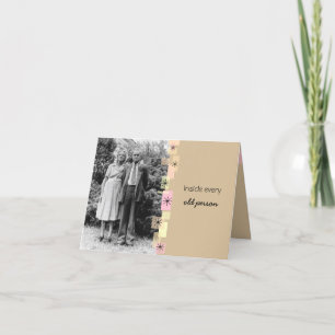 Dentro de cada tarjeta de cumpleaños de la persona