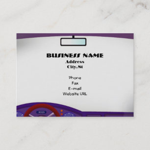 Dentro de la tarjeta de visita del coche