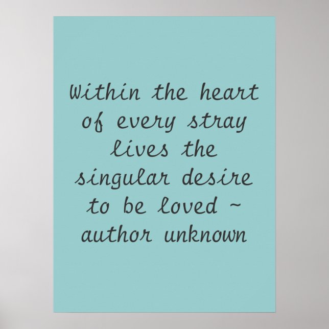 Dentro del corazón... Póster (Frente)