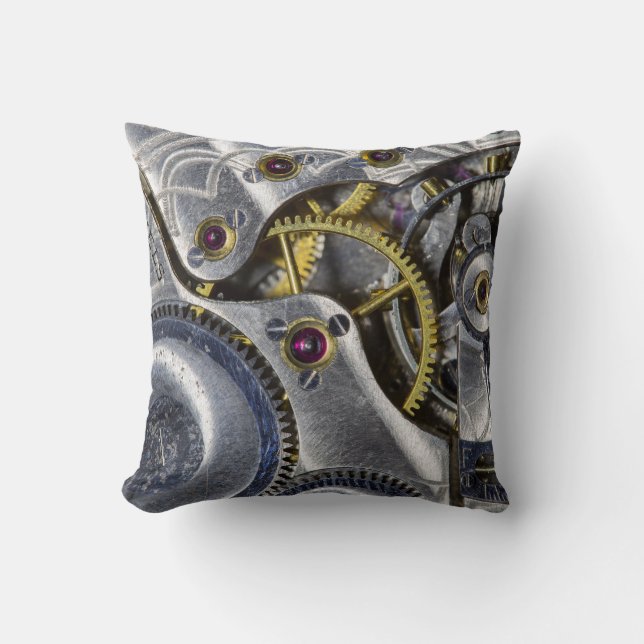 Dentro del reloj lanzar almohada (Anverso)
