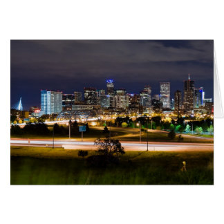 Denver en tarjeta de noche