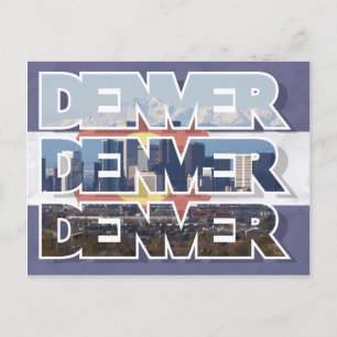 Denver, tarjeta postal de Colorado