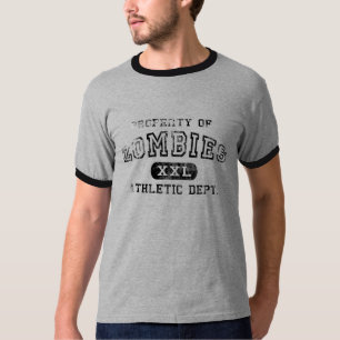 Departamento atlético de los ZOMBIS - camiseta