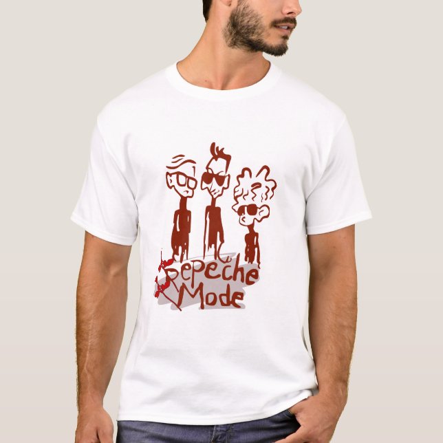 Depeche Mode – Camiseta Gráfica Vintage Tour | Ret (Anverso)