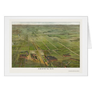 Depew, mapa panorámico de NY - 1898
