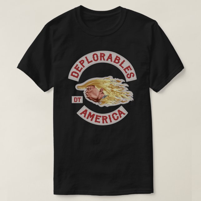 Deplorables para la camiseta clásica de Trump (Diseño del anverso)