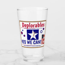 Deplorables ¡Sí podemos! Vaso