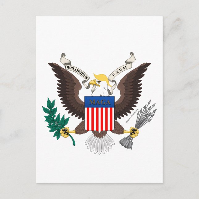 ¡Deploribus Unum! Postal (Anverso)