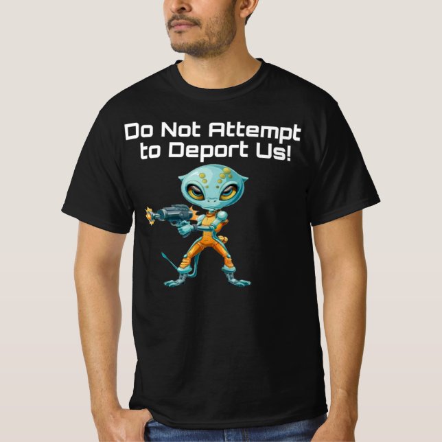 Deportar camiseta de extranjeros (Anverso)