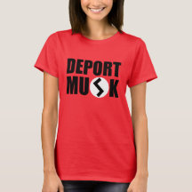 Deportar la camiseta de Elon Musk para mujeres