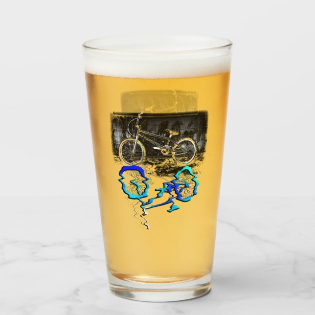 Deporte de Bicicleta BMX Reflexión de Color (Anverso (lleno))