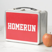 Deporte Divertido Rojo Brillante Texto HOMERUN Bla