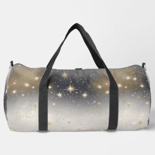 Deporte Grande Bolso de viaje dorado y plateado brillante