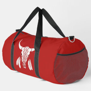Deporte Grande Bolso de viaje Red Ghost Dance Buffalo