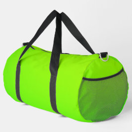 Deporte Grande Bolso de viaje verde brillante con asas negras