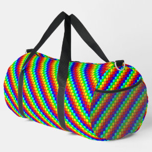 Deporte Grande Rayas de Arcoíris - Bolso de viaje