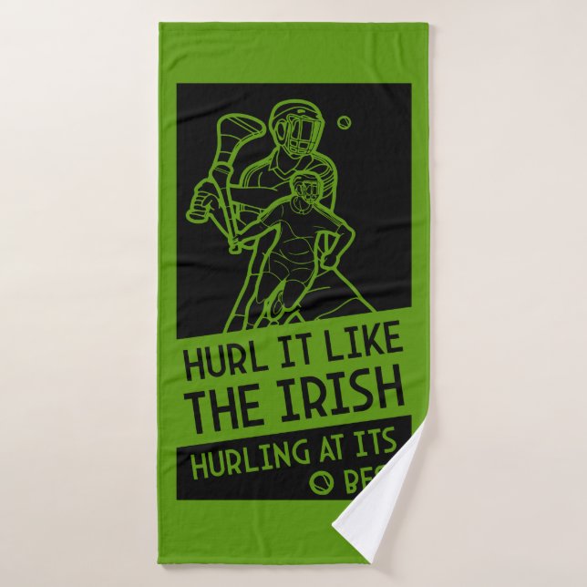 Deporte irlandés arrollador (Toalla de baño)