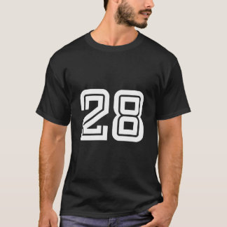 Deporte Jersey número de suerte favorito #28