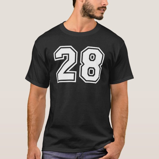 Deporte Jersey número de suerte favorito #28 (Anverso)
