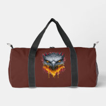 Bolso de lona con salpicaduras de acuarela de halc