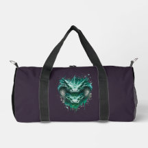 Bolso de lona con salpicaduras de acuarela de serp
