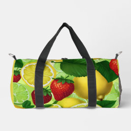 Deporte Pequeño Bolso de lona de frutas Vibrant Pop Art