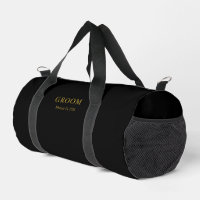 Elegante bolso de viaje negro para regalo a los pa