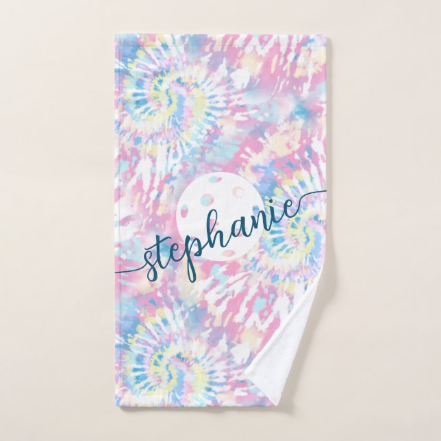 Deporte personalizado con guión de tinte de canto (Toalla de mano)