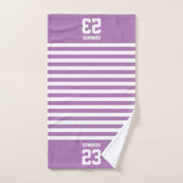 Deportes a rayas personalizados numerados con nomb