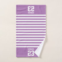 Deportes a rayas personalizados numerados con nomb