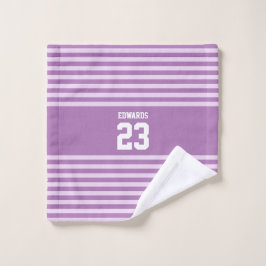 Deportes a rayas personalizados numerados con nomb