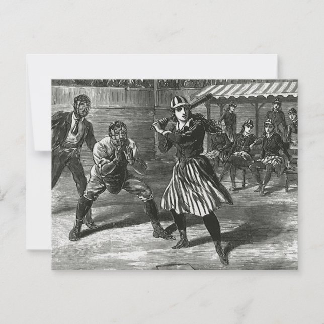 Deportes Antiguos, Equipos de Béisbol Femeninos Vi (Anverso)