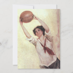 Deportes Antiguos, Jugadora de Baloncesto con Pelo