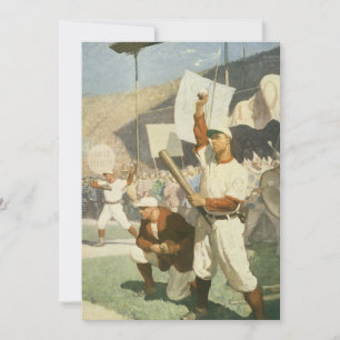 Deportes Antiguos, Jugadores de Béisbol en un Part