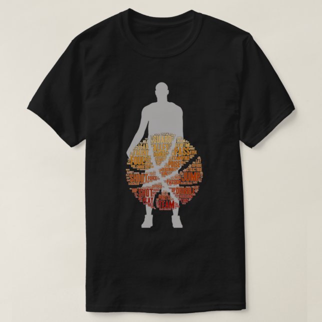 Deportes de baloncesto de camiseta negra para homb (Diseño del anverso)
