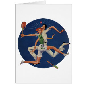 Deportes de cosecha, jugadores de tenis caen con r